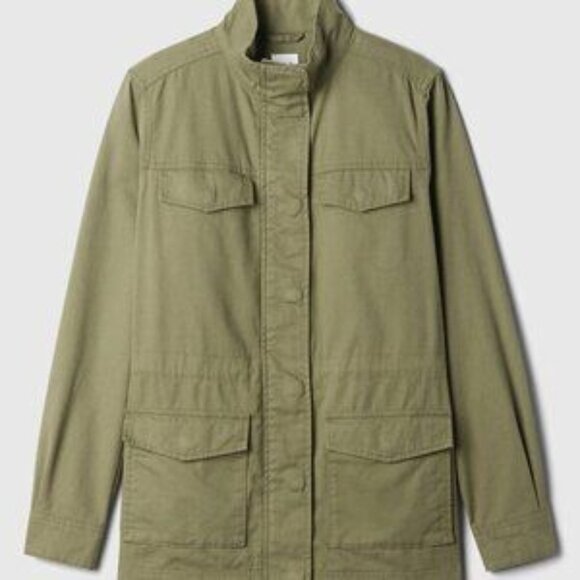 GAP Walden Green Canvas Utility Jacket/NWT/S - Picture 5 of 16